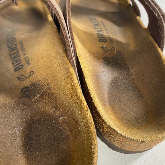 Birkenstock Mayari Birko Flor Nubuck Mocha Regular Fit 40 - Picture 4 of 6